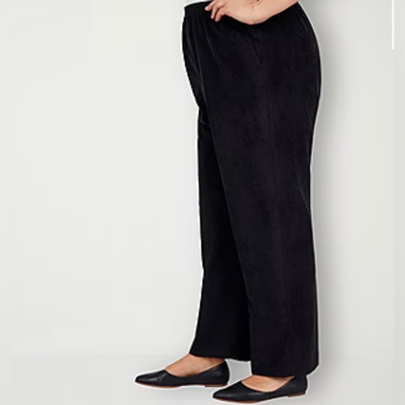 Alfred Dunner Corduroy Pants Wide Leg - Picture 3 of 7